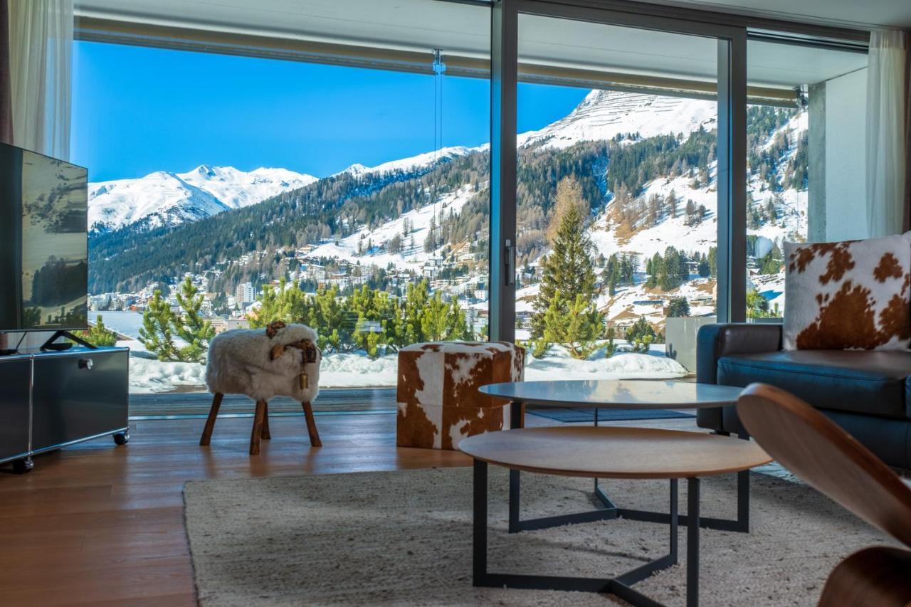 Luxury Panorama Apartment With Alpengold Spa Access Davos Extérieur photo