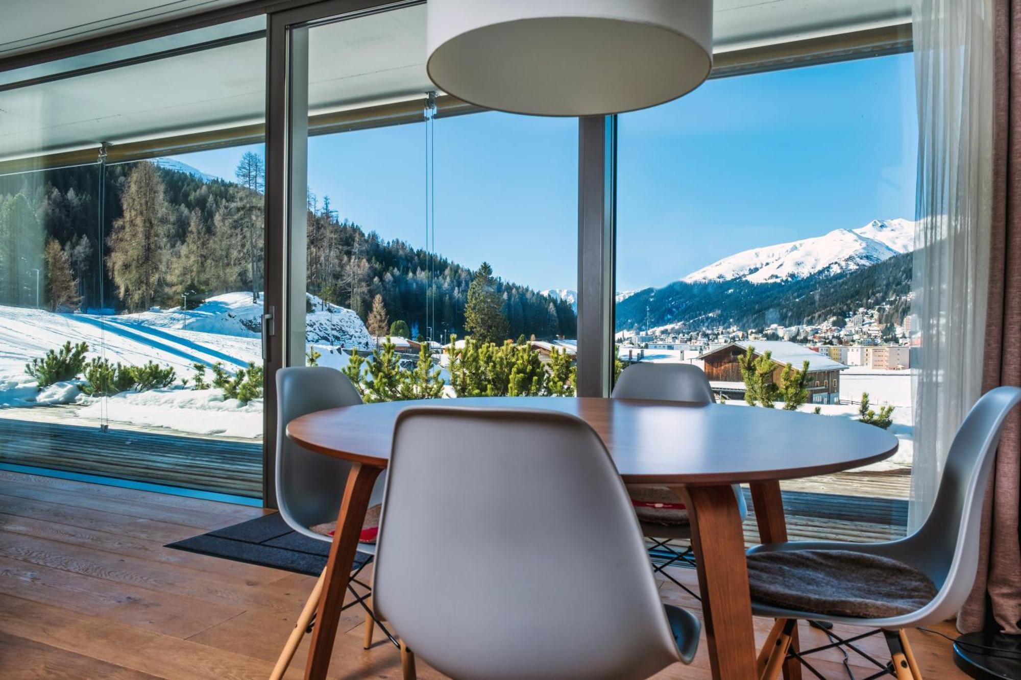 Luxury Panorama Apartment With Alpengold Spa Access Davos Extérieur photo